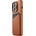 Mujjo Full Leather MagSafe Wallet Case - премиум кожен (естествена кожа) кейс с MagSafe за iPhone 14 Pro (кафяв)