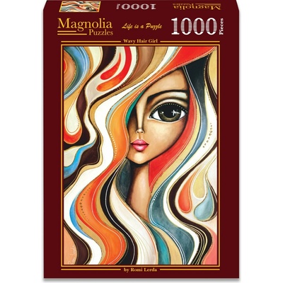 MAGNOLIA Dievča s vlnitými vlasmi 1000 dielov