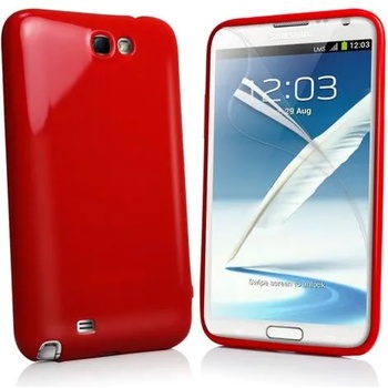 Image 1 of Samsung Galaxy Note II N7100 Силиконов Калъф Червен + Протектор
