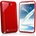Samsung Galaxy Note II N7100 Силиконов Калъф Червен + Протектор