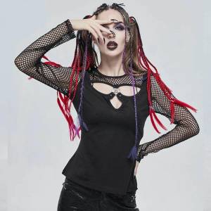 Devil fashion дамска тениска с дълъг ръкав devil fashion - tt183