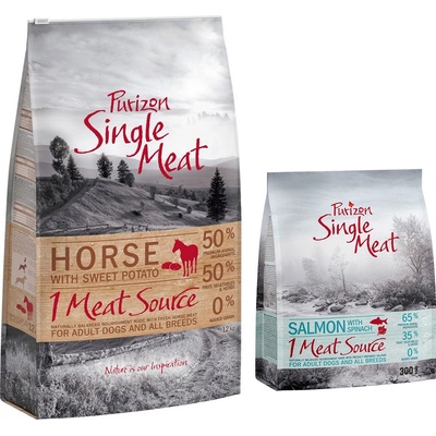 Purizon Single Meat Adult koňské maso s batáty bezobilné 12 kg