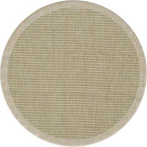 Ayyildiz Кръгъл килим за открито и закрито в цвят каки ø 160 cm Giza 1410 - Ayyildiz Carpets (GIZA1601601410GREEN)