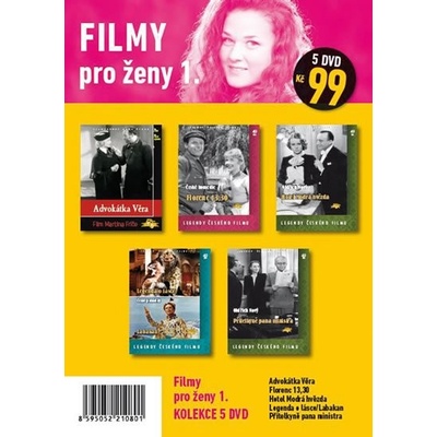 Filmy pro ženy 1. - 5 pošetka DVD