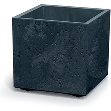 PROSPERPLAST Květináč SIERRA SQUARE BETON EFFECT antracit 28,8cm