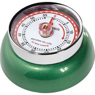 Zassenhaus SPEED Retro magnetická kuchyňská minutka metalická zelená