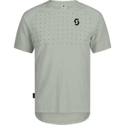 Scott Мъжка фланелка с къс ръкав за колоездене Scott Tee Trail Vertic Pro S/S Cycling jersey - Cotton White - размер M (056-3349-0513)
