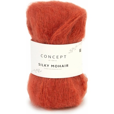 SILKY MOHAIR Katia Farby SILKY MOHAIR: 109 hrdzavá