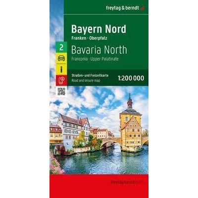 Severní Bavorsko 1:200 000 / automapa + volnočasová mapa