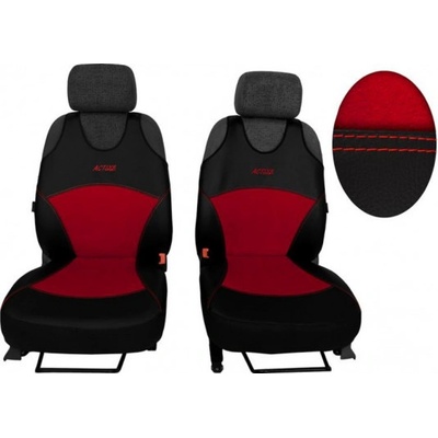 Autopoťah Pok-ter Autotričká Active Alcantara B červené Koža-alcantara