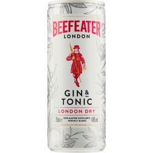Beefeater Gin And Tonic 4,9 % 0,25 l (plech)