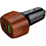 Energizer Зарядно за кола Energizer - D38WO, USB-A/C, 38W, кафяво (D38WO)