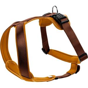 HUNTER Нагръдник за куче Hunter Harness Neoprene Dog harness - Braun / Karamell - размер Bauchumfang 72-91 cm (057-0157-0215)