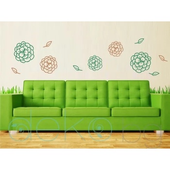 Image 1 of Цветя и листа в бохо стил - комплект (3144)