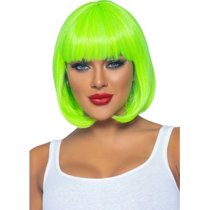 Leg Avenue Short Bob Wig 30cm Neon Green