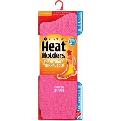 Heat Holders dámske termo ponožky ORIGINAL jednofarebné Čierna