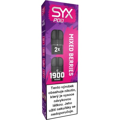 Syx Pod Mixed Berries 16,5 mg 2 x 950 potáhnutí 1 ks – Zboží Mobilmania