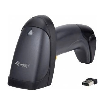 Htc equipement Equip 351023 четец на баркодове Ръчен баркод четец 1D LED Черен