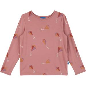 Finkid Детска блуза с дълъг ръкав Finkid Kid's Juhannus Sun Longsleeve - Peach - размер 120/130 (704-5779-0315)