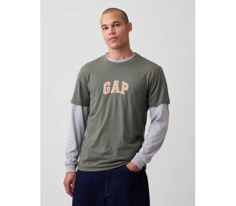 GAP Tričko s logom zelená