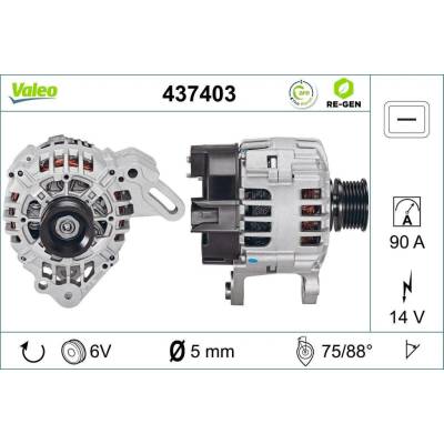 generátor VALEO 437403 437403