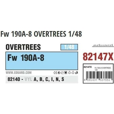 Eduard Fw 190A-8 OVERTREES 82147X 1:48