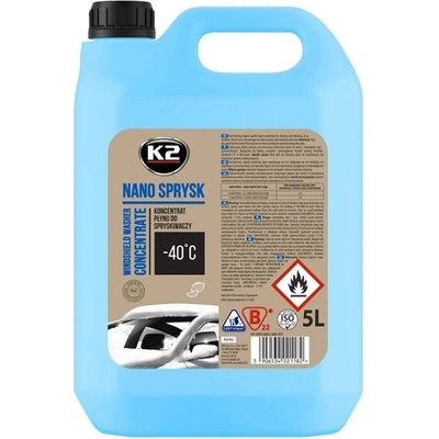 K2 Nano Sprysk Zimní kapalina do ostřikovačů -40°C 5 l