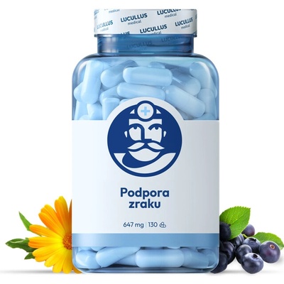 Dr. Lucullus Podpora zraku 130 kapsúl