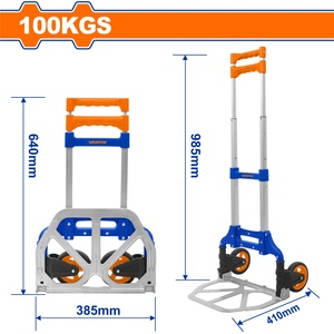 WADFOW Сгъваема транспортна количка wadfow, 100 кг (wf wwb8a10) - garden-max