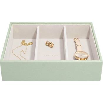 Stackers Ковчеже за бижута Stackers 3 отделения cлassic зелена салвия (74511)