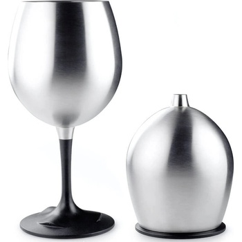 GSI Outdoors Glacier Stainless Nesting Wine Glass