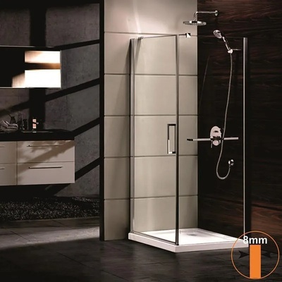 Inter Ceramic Душ кабина ICL 157 80 L NEW, Inter Ceramic, 80x80x200см, 8мм (157 80 L NEW)