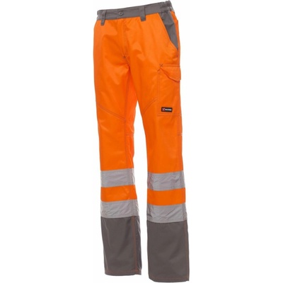 Payper pracovné nohavice CHARTER oranžová Fluo/ Sivá