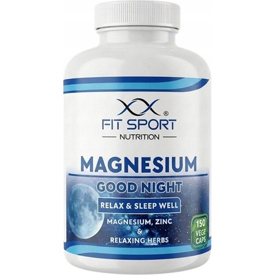 FitSport Nutrition Magnesium GOOD NIGHT 150 vege kapslí