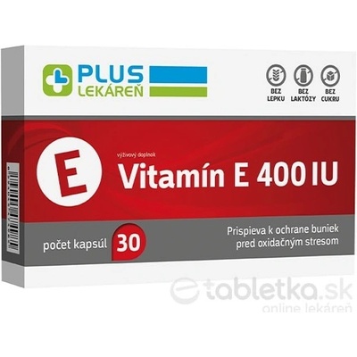 Plus Lekáreň Vitamín E 400 IU 30 kapsúl
