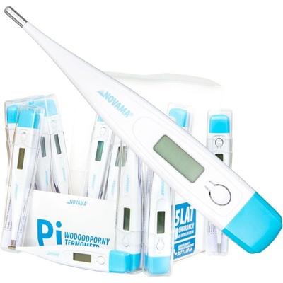 NOVAMA White Pi Vodotesný digitálny teplomer 12ks