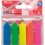 Office Products Самозалепващи листчета OP Page Marker, 5 цвята, стрелка (31240-А)