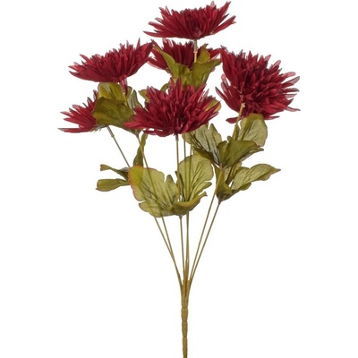 KYTICA CHRYZANTÉMA 45CM BORDOVÁ