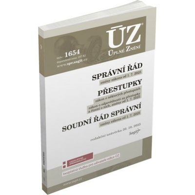 ÚZ 1654 Správní řád, Přestupky