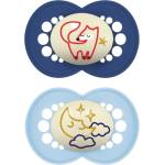 MAM Original Night 16m+ биберон Blue/ Dark Blue 2 бр