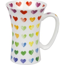 Könitz Colourful Cast Hearts Mega Mug hrnek šálek obří hrnek kostní porcelán barevný 630 ml