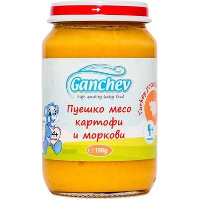 Ганчев пюре пуйка с картофи и моркови - 190 г