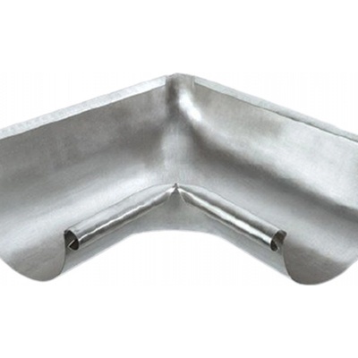 Gutta roh žlabu FeZn (vnitřní)250 mm 90° stříbrný