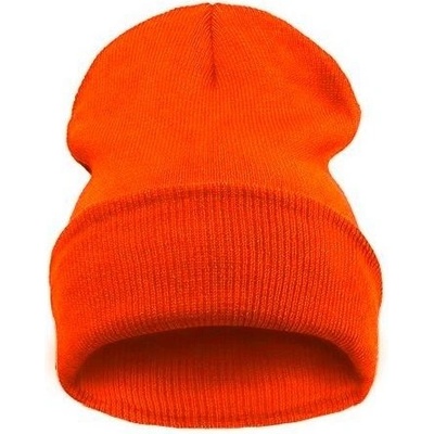 Blingstar Blank Beanie Hot orange 1668 oranžová
