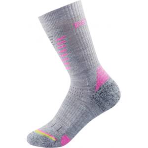 Devold Детски туристически чорапи Devold Hiking Medium Kid Sock Walking socks - Grey Melange - размер 28-30 (EU) (201-1468-0112)