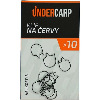 UnderCarp Klip na červy 10 ks S