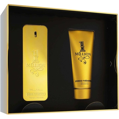 Paco Rabanne 1 Million подаръчен комплект Man Eau de Toilette 100 ml + душ гел 100 ml