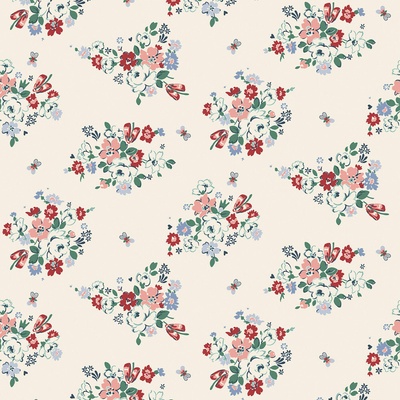 Cath Kidston 125509 vliesová tapeta na zeď, rozměry 0,52 x 10 m