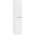 vidaXL Стенно Баня Кабинет Бял гланц 33 x 34, 5 x 160 см (890646)