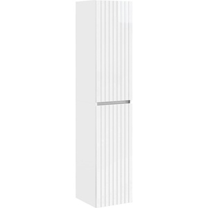 vidaXL Стенно Баня Кабинет Бял гланц 33 x 34, 5 x 160 см (890646)